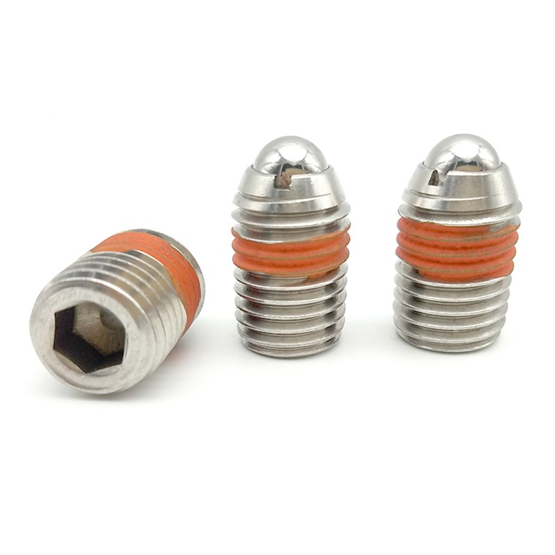 球头柱塞ZAC14/BPW3/4/5/6/8/10/12/16球头顶丝定位珠弹簧锁销