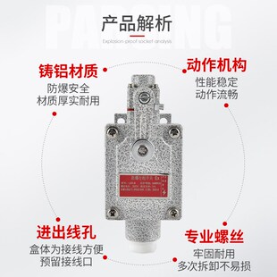 5d脚踏双踏柱塞lx5 防爆行程开关限位B型DLXK LX5 15B D滚轮Z