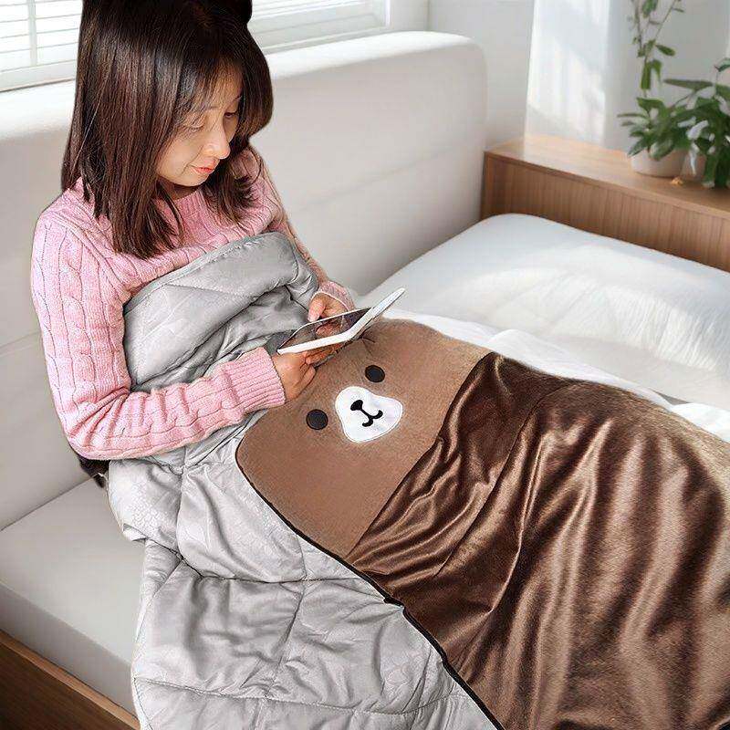 通抱枕子被两用pxx7082办公室午睡卡枕头毯子二合汽车车载一折叠