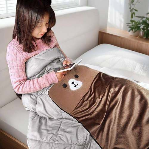 通抱枕子被两用pxx7082办公室午睡卡枕头毯子二合汽车车载一折叠