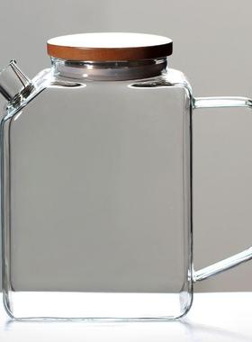 箱冷藏玻璃冷水壶容量GQY高冰温耐凉水壶家用小嘴壶夏季大果汁壶