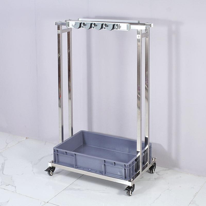 不钢落式锈把架YQ-901墩布扫把挂钩可移动清洁工具收拖纳整理地拖