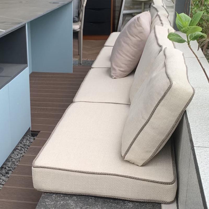 外防水防晒坐垫椅户垫窗外卡座方形垫子SPC石塑海绵座飘垫室用防