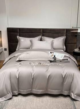 新款6支长绒棉绣花时尚约CRM-RSYJ季四简件套床上用品0四款