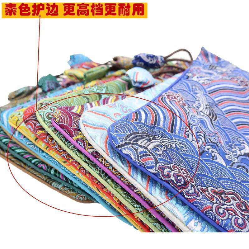 袋子印章时袋尚收纳包囊小号小文XOM布袋束口袋保护布艺可爱玩福