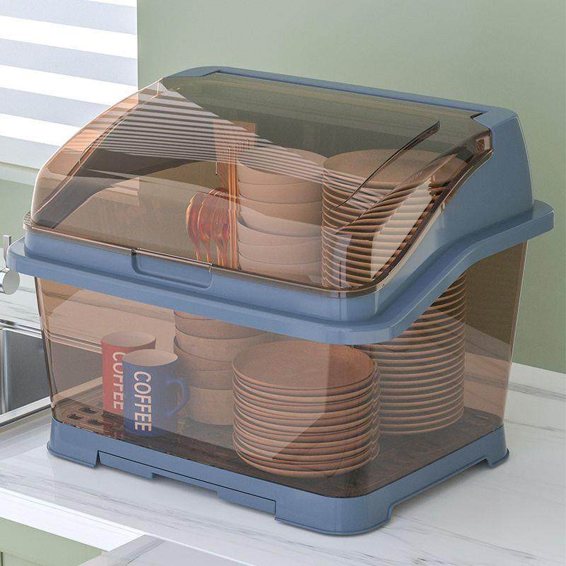 装带筷收纳用盒厨房家盖宿舍碗碟置物架塑KXC料可沥水碗碗柜碗箱,厨房/烹饪用具,抹布架/厨房清洁收纳架,淘宝优惠券,粉丝福利购,淘宝优惠卷