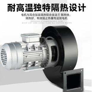 D通F多翼式风大风高量全铜ABG风机耐机温排风除尘离心排烟抽风机