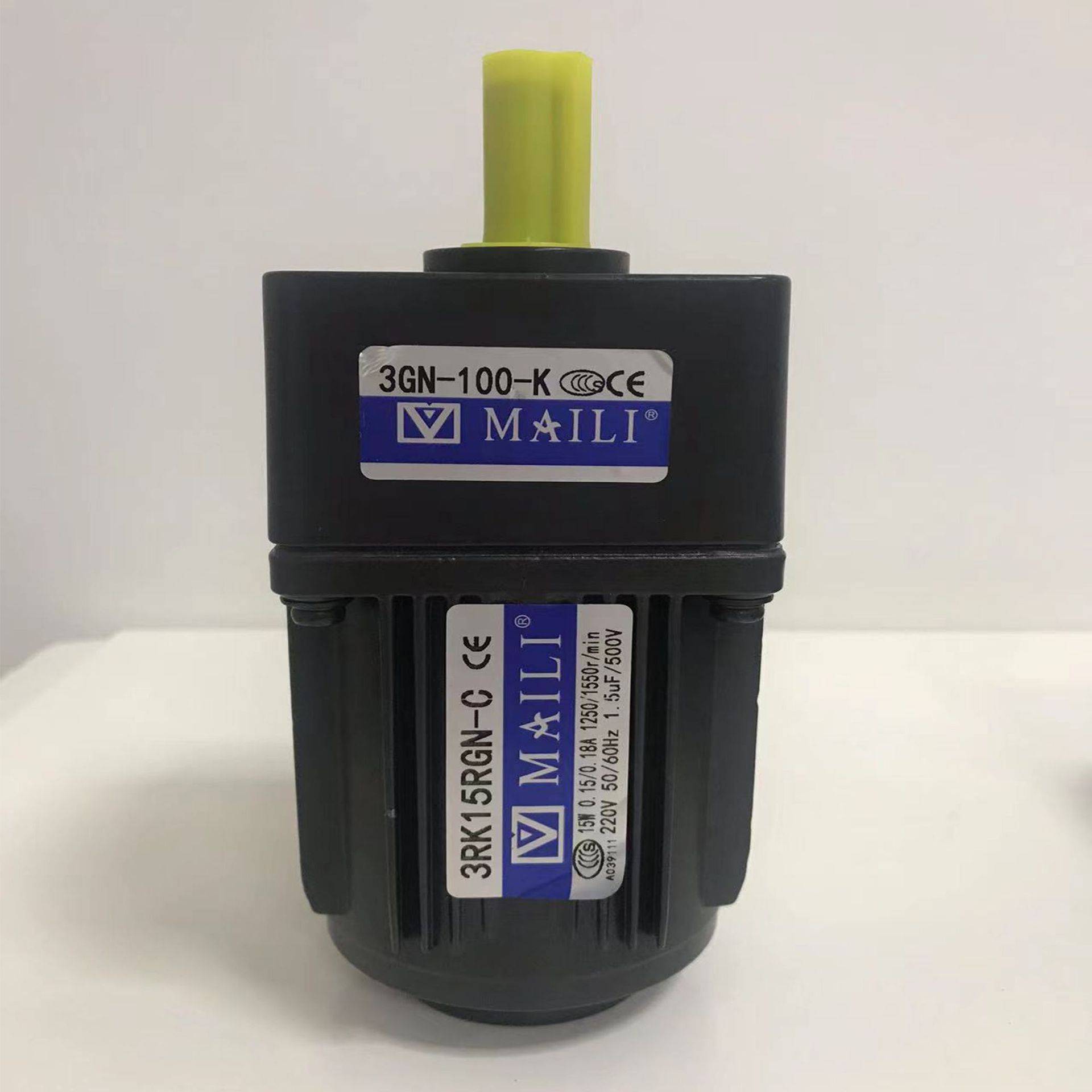 迈力MAILI工厂小型齿轮减速电机3RK15RGN-C定速/调速CE认证