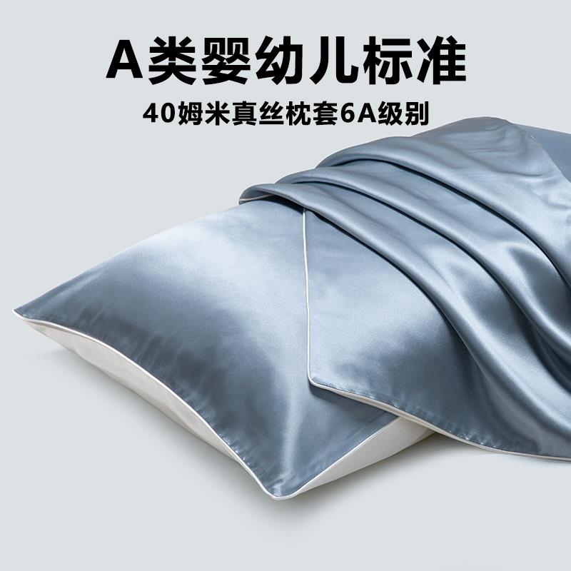 I9EKA头类桥本F767H97T物4语0姆米真丝枕桑蚕丝丝绸枕套乳胶枕套