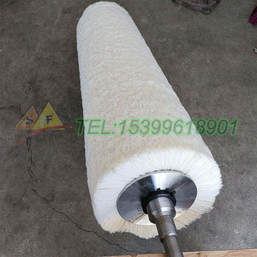 邮工102业毛刷辊刷滚筒刷尼龙丝小型心毛刷包轮清空洗机清扫器尼