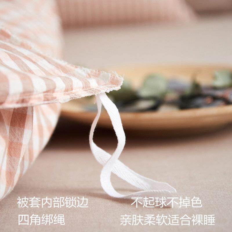 ?定做被定制纯棉任意套尺大寸被套罩儿童幼儿园三四件F($%p#g套褥