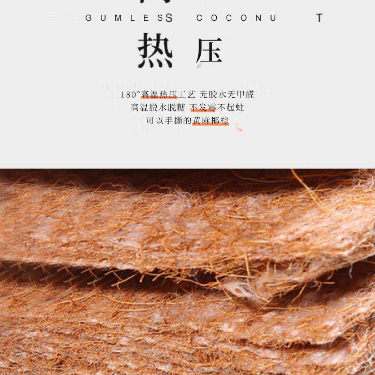 榻ZSZ床榻米垫子折叠榻榻米地垫椰棕偏硬经学床垫打济地舍铺宿铺