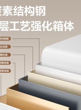 洛萨入盾保柜家用小型防盗入码衣柜嵌式电68501子密隐藏式保险箱全险钢