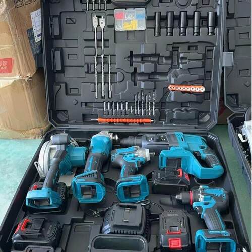 跨刷具大功率多功能境5件套组工锂具便携式电多643组合电动工套装