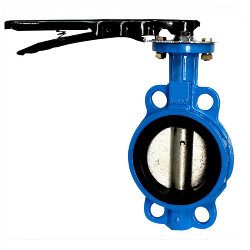 D71X-10/16 手柄蝶阀 手动对夹式蝶阀DN50 65 80 100 125 150 200