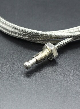 螺钉高温热电偶KEPT100屏蔽线M6M8M10温度传感器探头感温线测温线