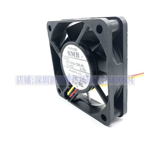 原装 NMB 06015KA-12M-AL DC12V 0.17A 双滚珠轴承散热风扇