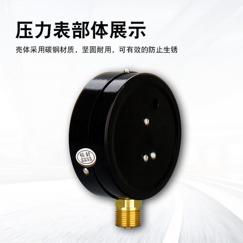 Y100压力表气压表水压表液压油压径向水压表2分4分6分一寸M20