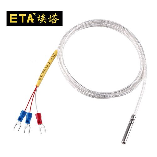 PT100温度传感器A级进口防水防油铂热电阻滚口封装高精度温度探头