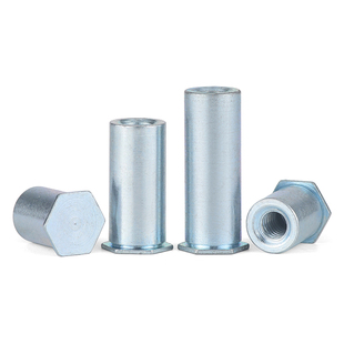 盲孔压铆螺柱压卯螺母柱镀锌BSO 底孔4.2