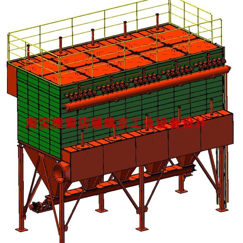 43套除尘器图纸/布袋除尘器脉冲袋式除尘器图纸/滤筒除尘器图纸3d
