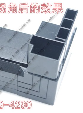 LED显示屏/广告屏/铝合金边框/型材 黑色拐角4290 42*90mm 直角弯