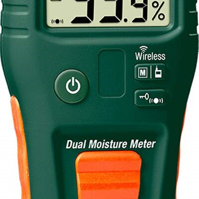 Extech MO53 无针湿度计,用于非侵入性测量木材和建筑材料
