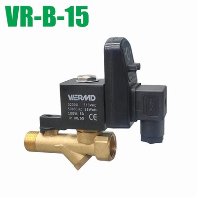 VERMD电子定时自动排污阀 一体式 VR-B-15 AC220V 1.6MPa