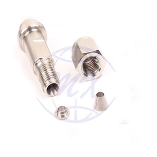 减压阀接头 钢瓶转换接头 不锈钢 3 6mm 气路 实验室色谱配件