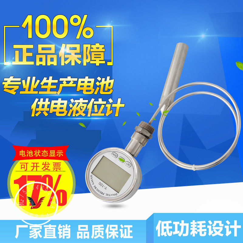 便携式液位计 电池供电液晶就地数字显示高温防腐 投入式液位计