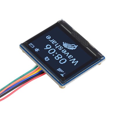 树莓派5/4B 1.32寸OLED显示屏 SPI/I2C通信 SSD1327驱动屏幕模块