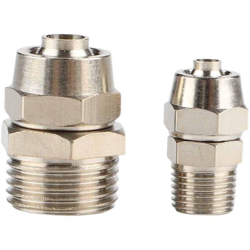气动快速铜气管快拧接头PC6-01直通4-M5/8-02/10-03/12-04HXQDpu