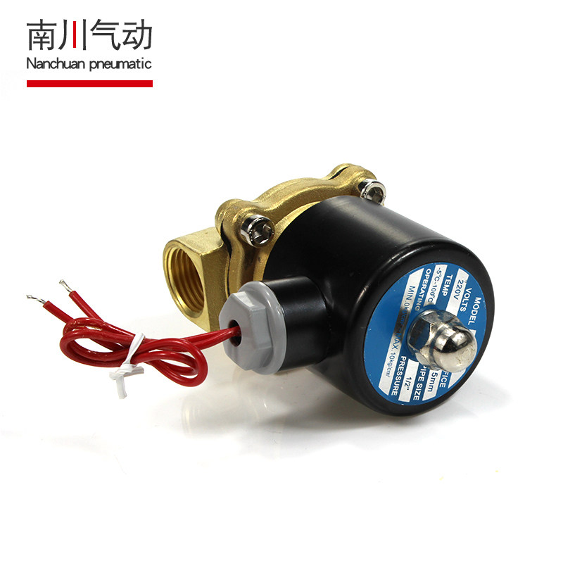 常闭电磁阀水阀AC220V气阀阀门开关DC24V DC12V 2分3分4分6分1寸