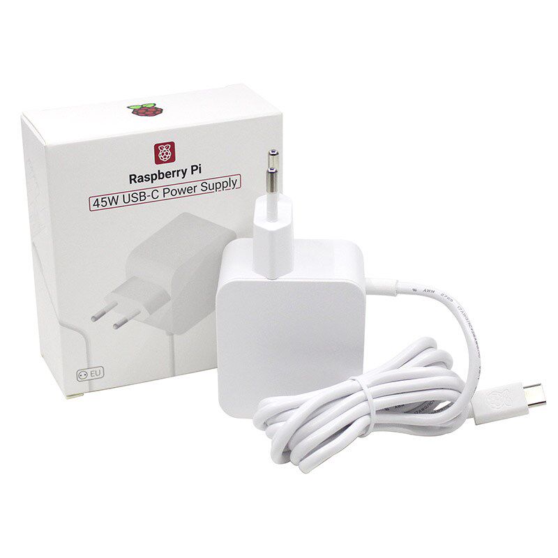 树莓派5/4B/500 Type-C电源适配器 Raspberry Pi 45W官方充电器