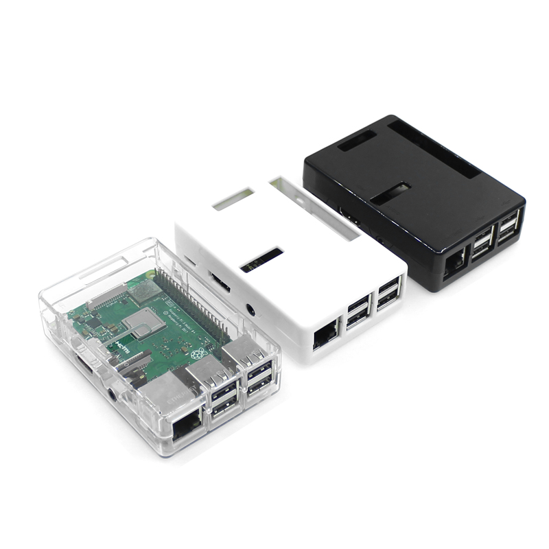 树莓派3代 塑料ABS外壳 Raspberry pi 2B/3B+ 带散热保护壳盒子