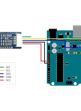 BMP390大气压传感器模块 I2C/SPI大气压/海拔高度/温度测量传感器