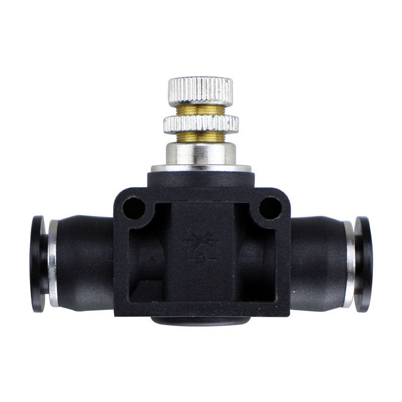 气动管道快插BUC开关PA流量调速调节阀PU管气阀LSA 4 6 8 10 12MM