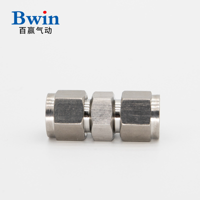 304/306不锈钢快拧二通气动变径气嘴快速接头BKN-PU/PG/PV螺纹
