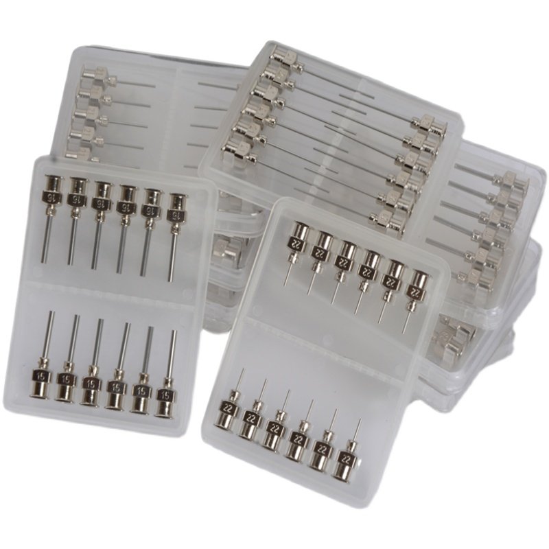 精密不锈钢点胶针头平头针头针嘴金属点胶机针头滴胶头平口针打胶