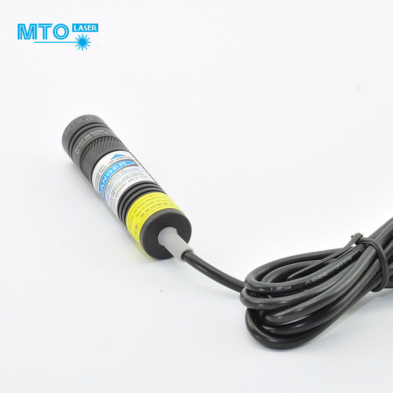 广州铭拓光电405nm80mW点状蓝紫光激光器一字十字可调镭射定位灯