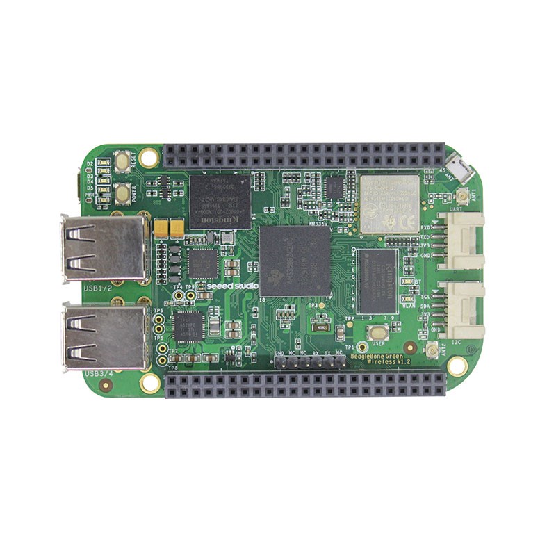 BeagleBone Green Wireless开发板 WIFI蓝牙主板 Linux单板计算机