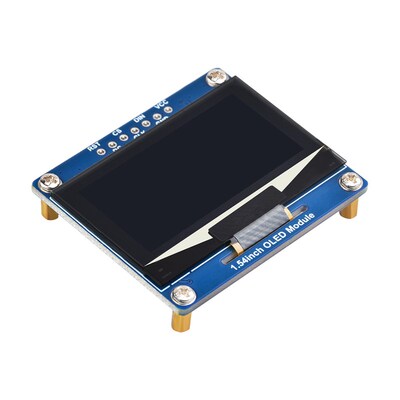 树莓派1.54寸OLED显示屏模块 SPI/I2C单片机SSD1309驱动液晶屏幕