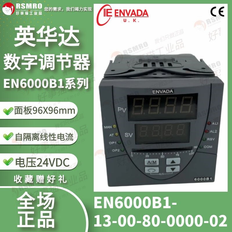 EN6000B1-13-00-80-000-02 ENVADA温控调节器自隔离线 线性电流24
