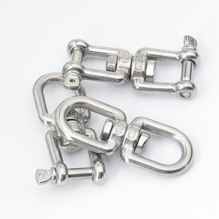 8字转环环 狗链万向环M4M5M6M8M10 304不锈钢旋转环连接环链条扣