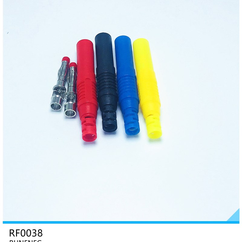 4mm香蕉插头 4mm红头香蕉插头 音响插头