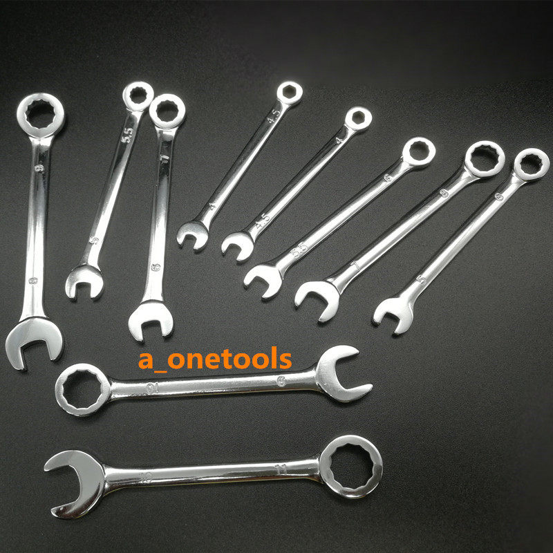小号超薄迷你扳手10件套装梅花开口两用板手4 4.5 5 5.5 7 9 11mm