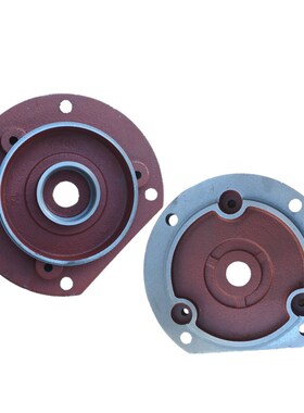 Y系列电机端盖 法兰盘立式前盖Y80Y90Y100Y112Y132电动机配件千瓦