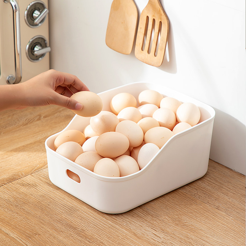 厨房冰箱收纳盒置物筐斜口盒子放鸡蛋用蔬菜食品级整理篮整体橱柜,搬运/仓储/物流设备,其他起重搬运设备,淘宝优惠券,粉丝福利购,淘宝优惠卷