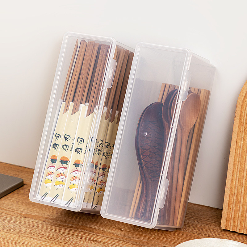 厨房家用翻盖筷子盒带盖防尘勺子刀叉餐具储物收纳盒筷笼,搬运/仓储/物流设备,其他起重搬运设备,淘宝优惠券,粉丝福利购,淘宝优惠卷