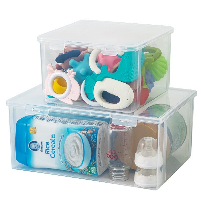 婴儿衣服收纳箱家用衣柜透明防尘整理盒纸尿裤宝宝裤子储物箱,搬运/仓储/物流设备,其他起重搬运设备,淘宝优惠券,粉丝福利购,淘宝优惠卷